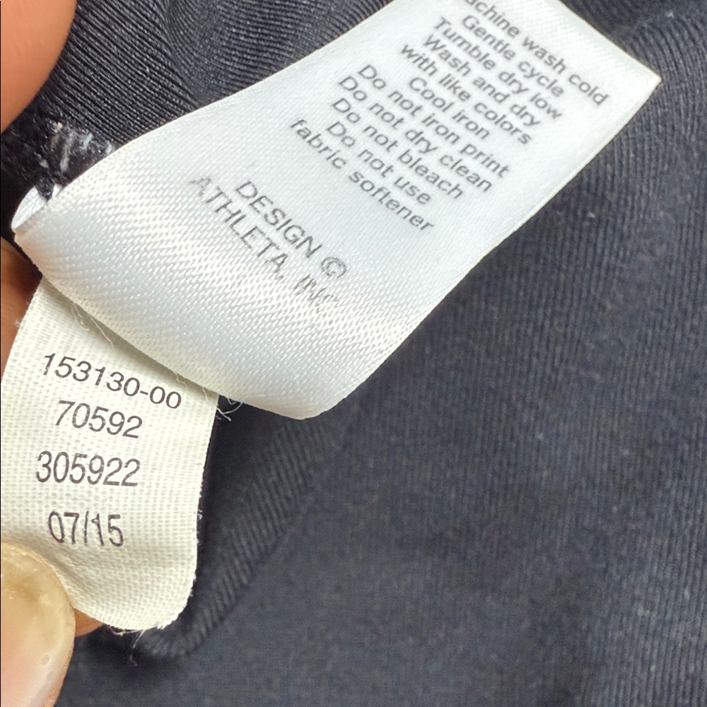 Athleta Shiny Black Leggings - Picture 10 of 10